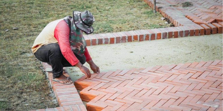 Brick Patio Installation